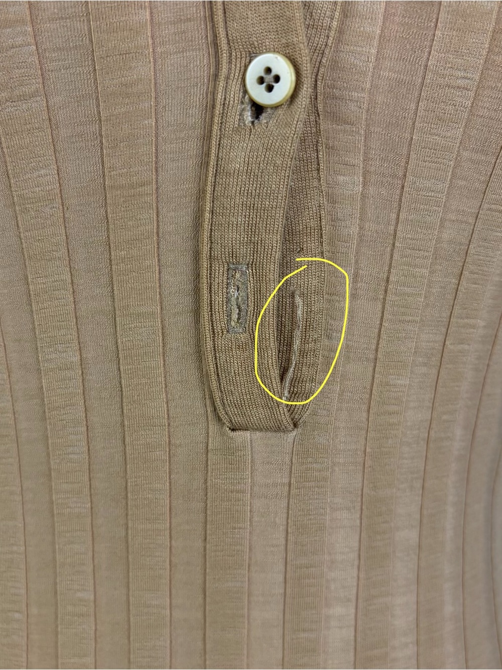 Jonathan Simkhai Terry Compact Ribbed Polo - Picture 6 of 10